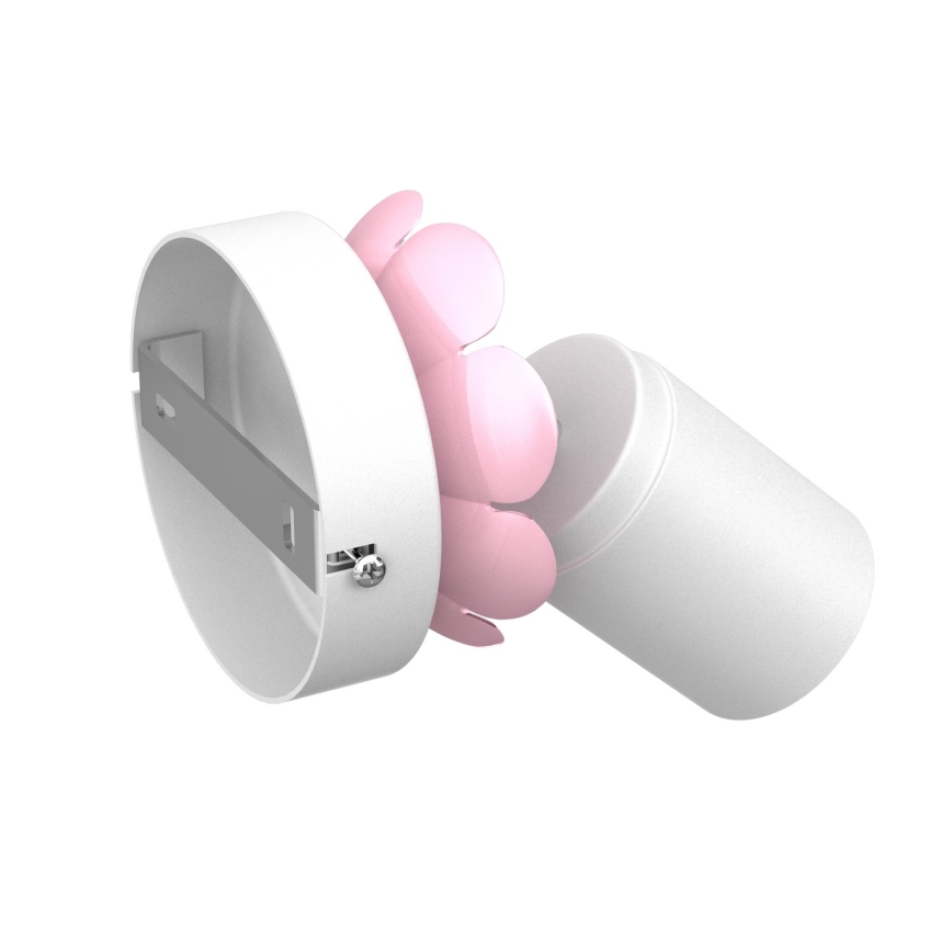 Foco de pared FLOWER 1xGU10/8W/230V blanco