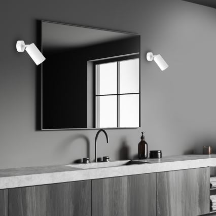 Foco de pared HUDSON 1xGU10/8W/230V blanco