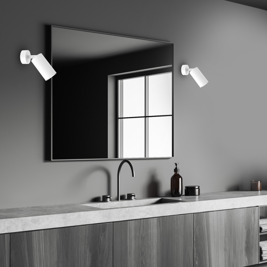 Foco de pared HUDSON 1xGU10/8W/230V blanco