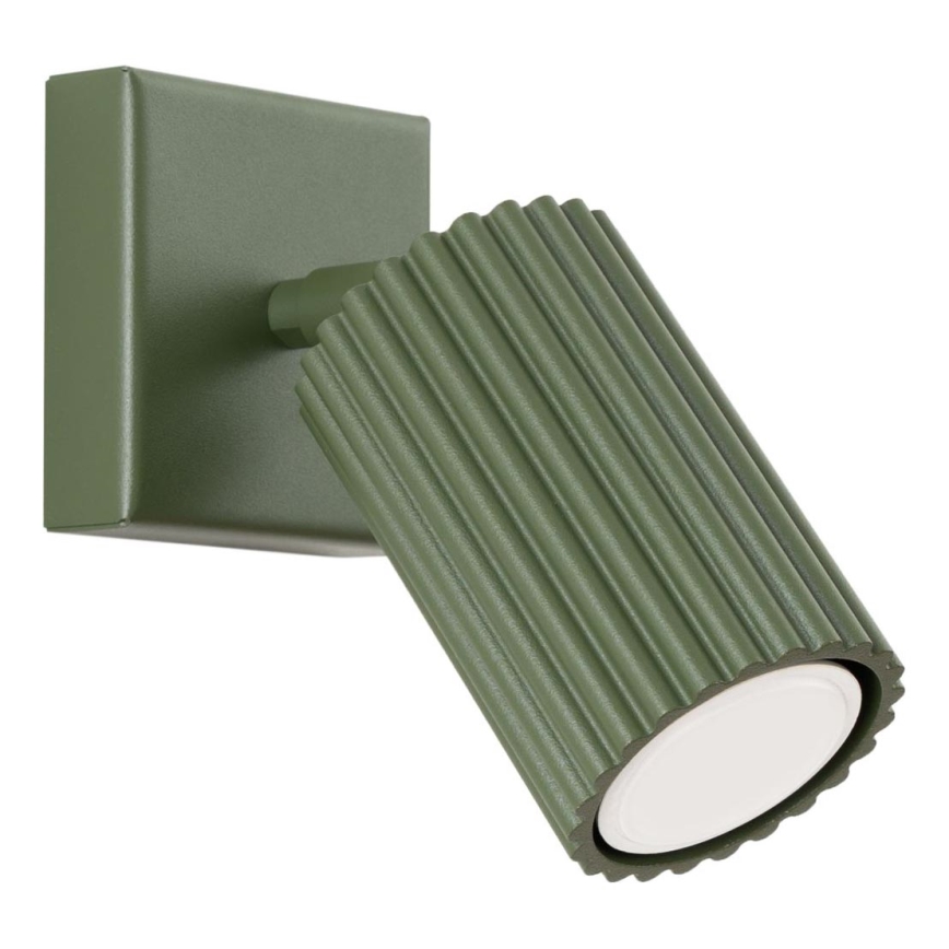Foco de pared KARBON 1xGU10/10W/230V verde