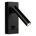 Foco de pared LED LED/2W/230V 4000K negro