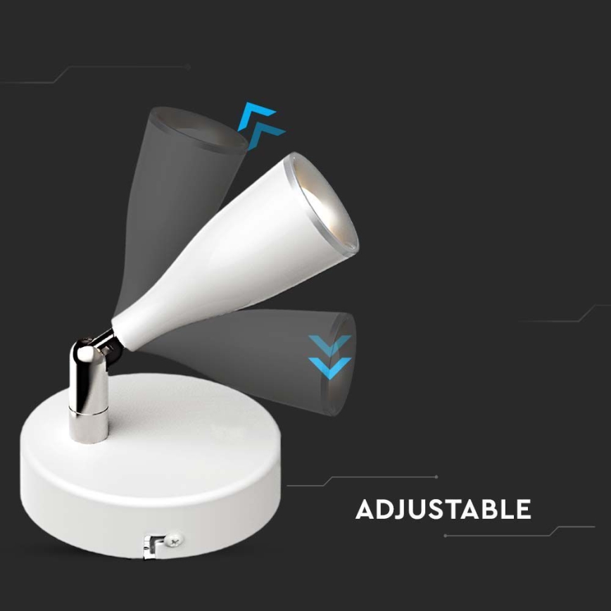 Foco de pared LED LED/4,5W/230V 4000K blanco