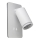 Foco de pared LED PARIS 1xGU10/10W/230V + LED/6W/230V blanco