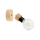 Foco de pared MARJOLAINE 1xE27/25W/230V roble