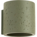 Foco de pared ORBIS 1xG9/8W/230V hormigón/verde