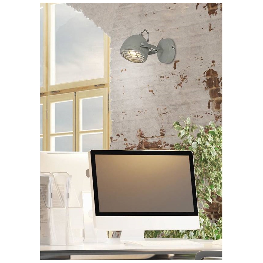 Foco de pared PENT 1xGU10/50W/230V