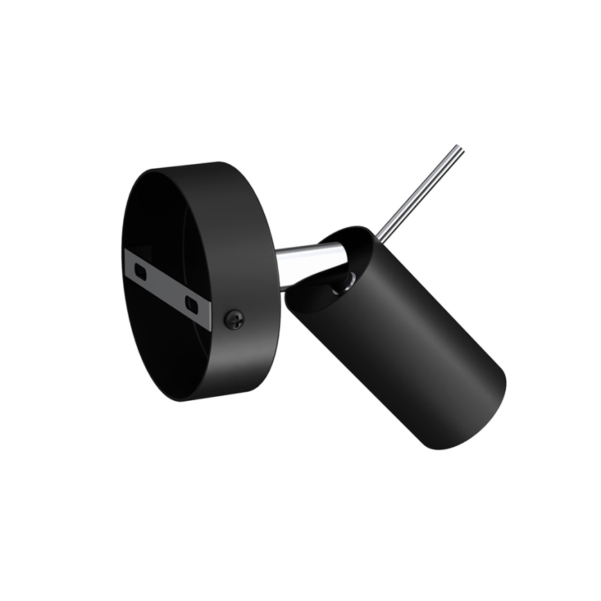 Foco de pared PRESTON 1xGU10/MR11/40W/230V negro