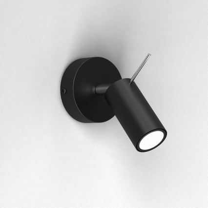 Foco de pared PRESTON 1xGU10/MR11/40W/230V negro
