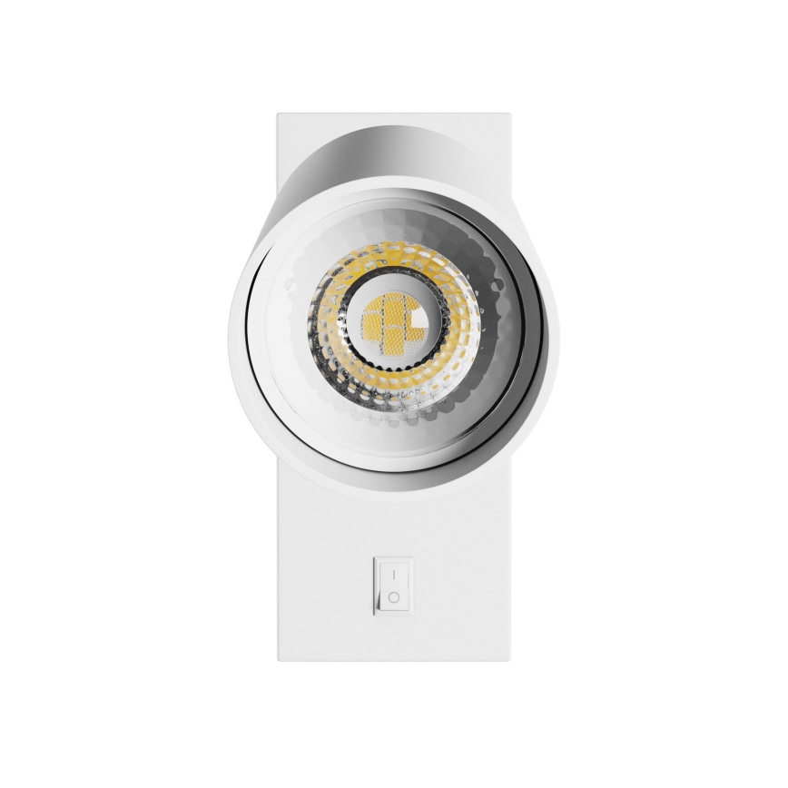 Foco de pared SQUALLA VARIOSA 1xGU10/10W/230V blanco