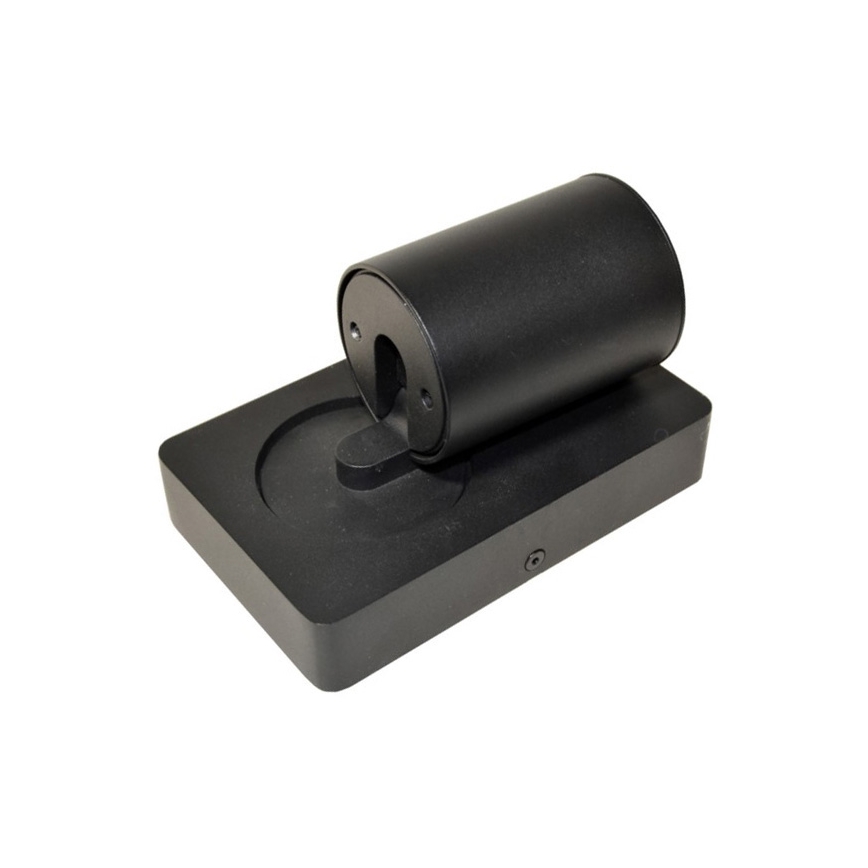 Foco de pared TAFT 1xGU10/30W/230V USB negro