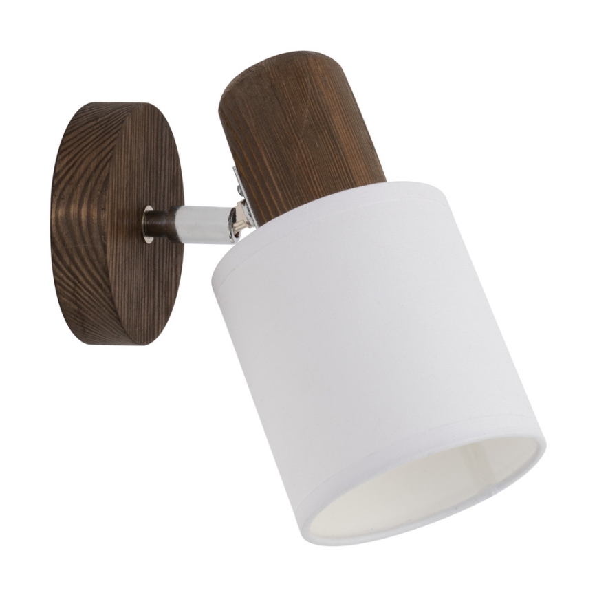 Foco de pared TRENDY 1xE27/15W/230V pino
