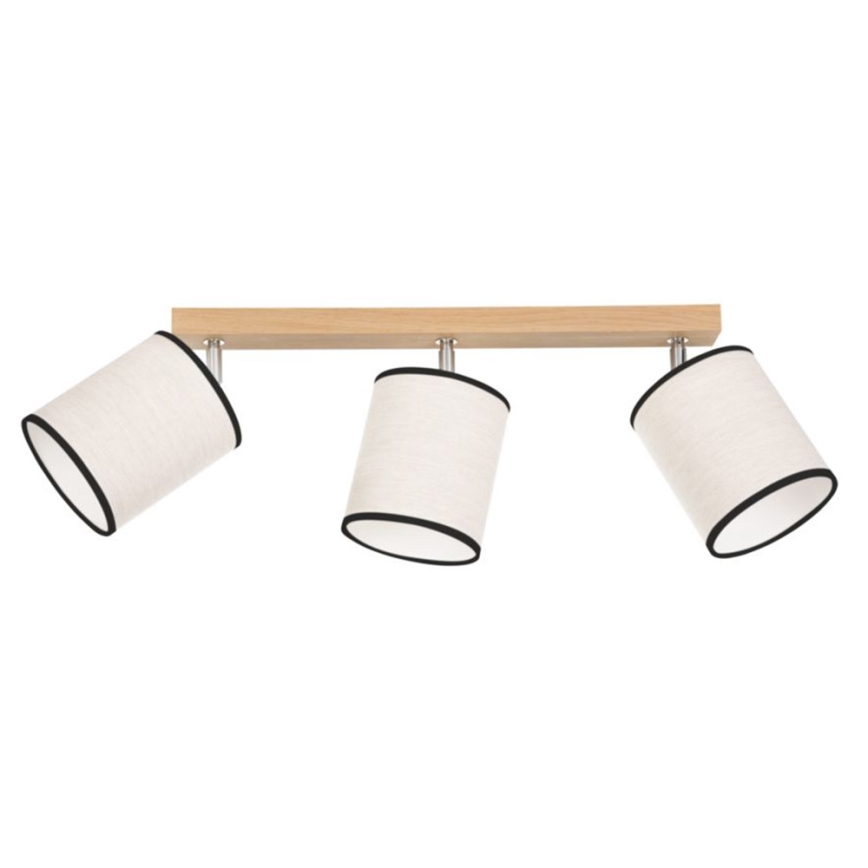 Foco de techo BOHO 3xE27/25W/230V roble