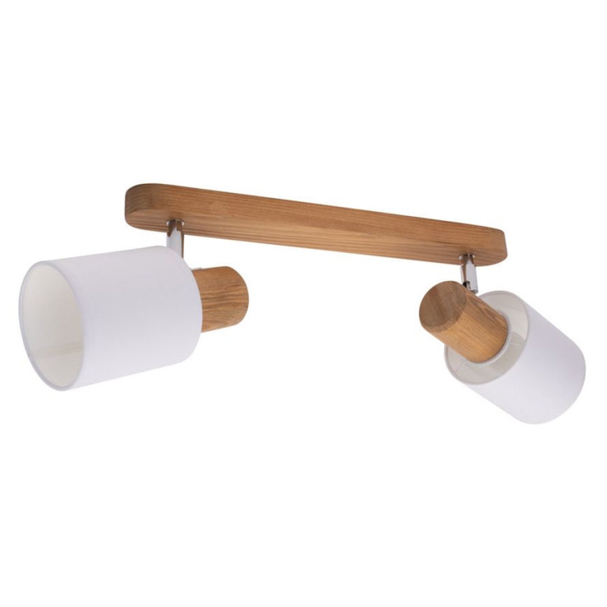 Foco de techo TRENDY 2xE27/15W/230V pino
