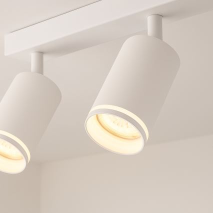 Foco direccional PIPE 3xGU10/10W/230V blanco