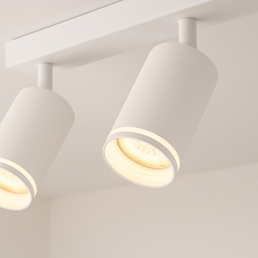 Foco direccional PIPE 3xGU10/10W/230V blanco