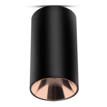 Foco empotrable 1xGU10/35W/230V negro/oro rosa