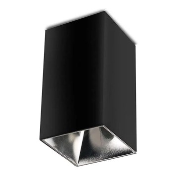 Foco empotrable 1xGU10/35W/230V negro/plata