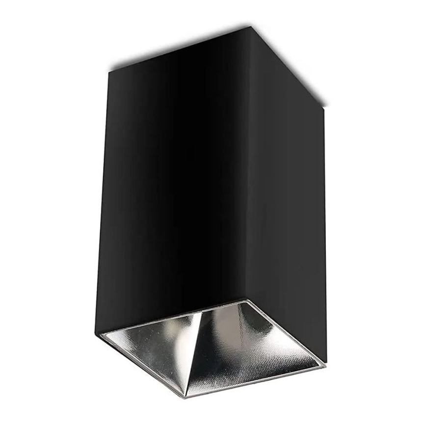 Foco empotrable 1xGU10/35W/230V negro/plata