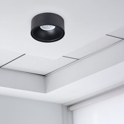 Foco empotrable BALI 1xGU5,3/MR16/25W/12V redondo negro