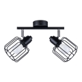 Foco empotrable BELUCI 2xE14/40W/230V negro