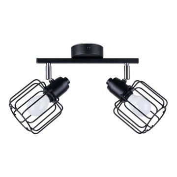 Foco empotrable BELUCI 2xE14/40W/230V negro