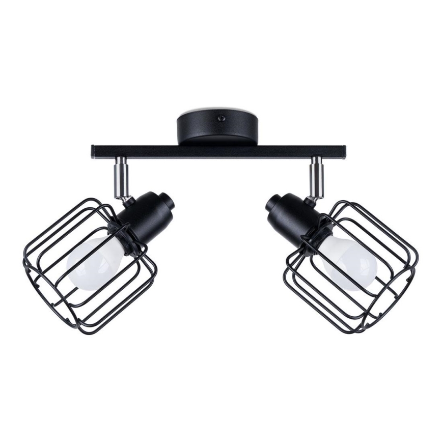 Foco empotrable BELUCI 2xE14/40W/230V negro