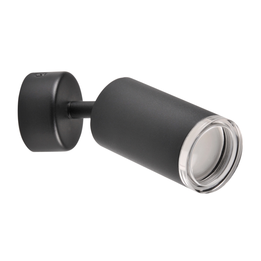 Foco empotrable LED RGBW regulable para baño TURYN 1xGU10/6W/230V 3000K IP44 negro + mando a distancia