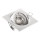 Foco empotrable de techo 1xGU10/MR16/10W/230V 9x9 cm blanco