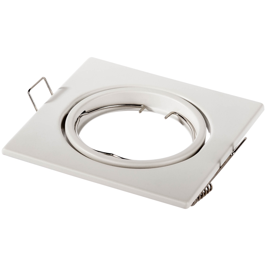 Foco empotrable de techo 1xGU10/MR16/10W/230V 9x9 cm blanco