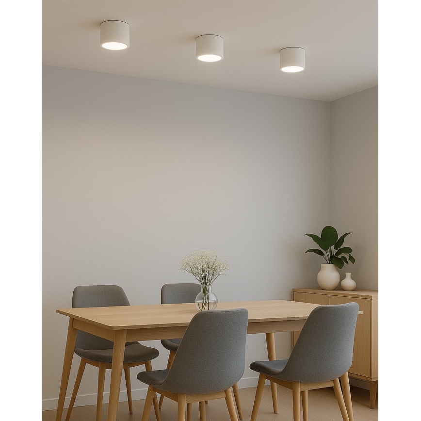 Foco empotrable LED/10W/230V 3000/4000/6400K Ø 12 cm blanco