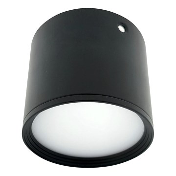 Foco empotrable LED/5W/230V 3000/4000/6400K Ø 7,5 cm negro