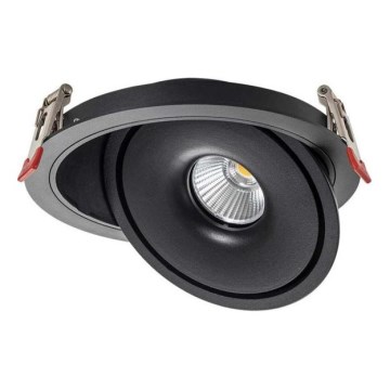 Foco empotrable LED de techo LED/20W/230V 3000/4000/6400K Ø 16,5 cm negro