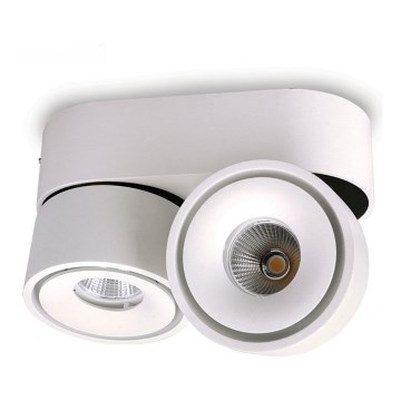 Foco empotrable LED regulable LAHTI MINI 2xLED/9W/230V 3000K CRI 90 blanco