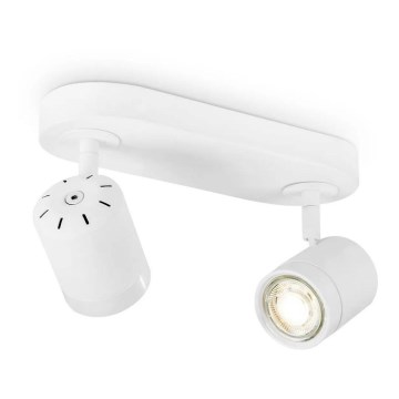 Foco empotrable LED regulable MANU 2xGU10/5,8W/230V blanco