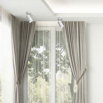 Foco empotrable LED RGBW regulable para baño TURYN 1xGU10/6,5W/230V 2700-6500K Wi-Fi IP44 blanco