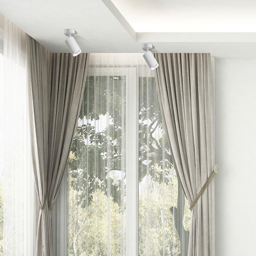 Foco empotrable LED RGBW regulable para baño TURYN 1xGU10/6,5W/230V 2700-6500K Wi-Fi IP44 blanco