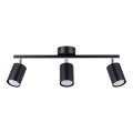 Foco empotrable LEMMI 3xGU10/40W/230V negro