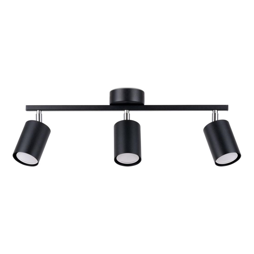 Foco empotrable LEMMI 3xGU10/40W/230V negro