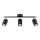 Foco empotrable LEMMI 3xGU10/40W/230V negro