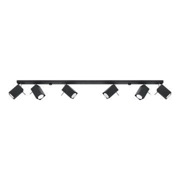 Foco empotrable MERIDA 6xGU10/40W/230V negro