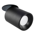 Foco empotrable PALLAS 1xGU10/10W/230V negro