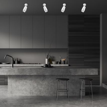Foco FLOR 1xGU10/8W/230V blanco