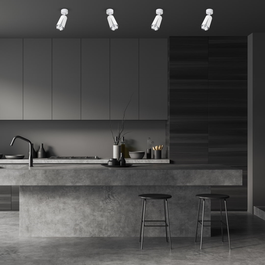 Foco FLOR 1xGU10/8W/230V blanco