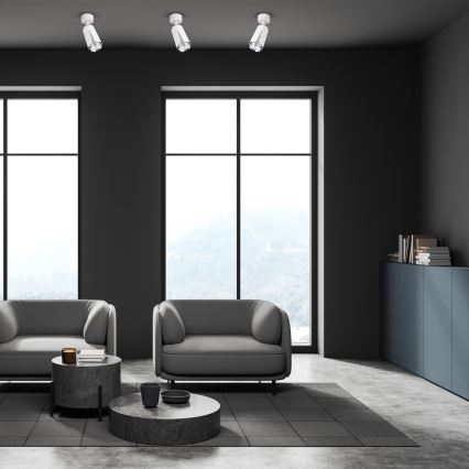 Foco FLOR 1xGU10/8W/230V blanco