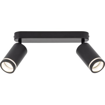 Foco JET 2xGU10/10W/230V negro