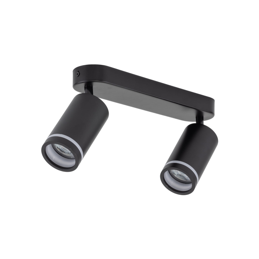 Foco JET 2xGU10/10W/230V negro