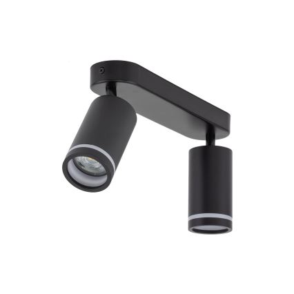 Foco JET 2xGU10/10W/230V negro