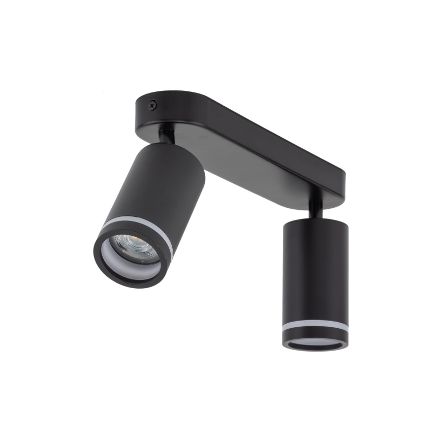 Foco JET 2xGU10/10W/230V negro
