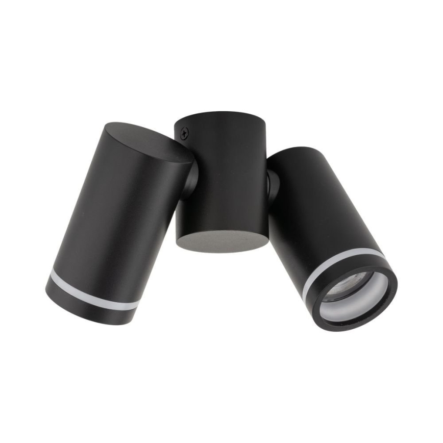 Foco JET SET 2xGU10/10W/230V negro