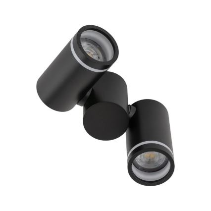 Foco JET SET 2xGU10/10W/230V negro